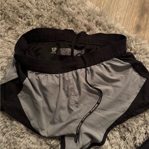 Victoria's Secret Black and Gray Athletic Shorts